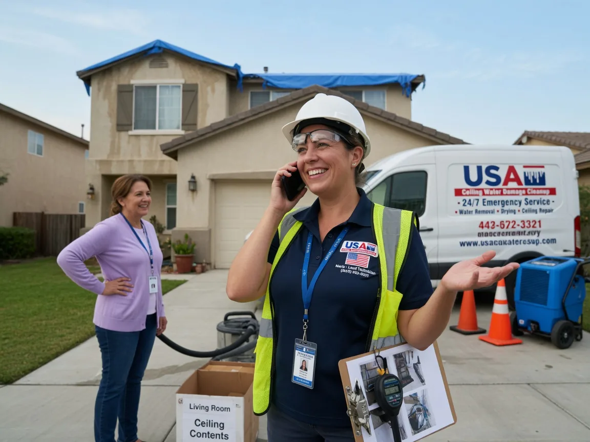 Ceiling Water Damage Restoration Fields, OR FAQs